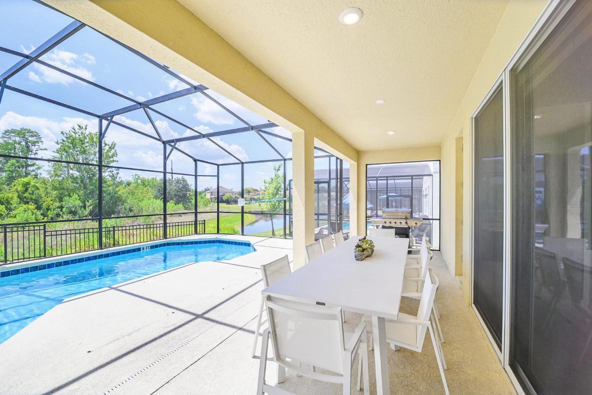 Stunning 9Br Home - Family Resort With Private Pool, Hot Tub, Games Room And Bbq! Kissimmee Exterior foto